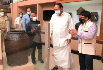 The Vice President visiting the Jawaharlal Nehru State Museum in Itanagar, Arunachal Pradesh